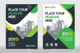 Green Color Scheme With City Background Business Book Cover Design