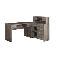 Fast free delivery, curbside pickup, and easy returns. Monarch Reclaimed Look L Shaped Desk Dark Taupe Staples Ca