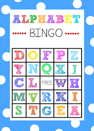 These printable bingo cards can be stored in a file folder. Free Printable Alphabet Bingo Game