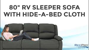 80 rv sleeper sofa with hide a bed