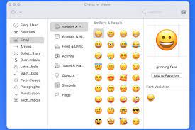 how to open the emoji keyboard on a mac