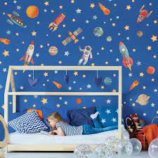 Wall Decals Outer Space Rocket Decals