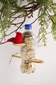 Recycled Plastic Bottle Bird Feeder