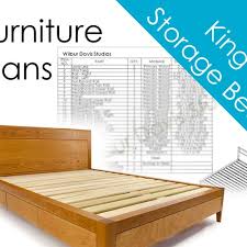 Storage Bed Plans King Size Platform