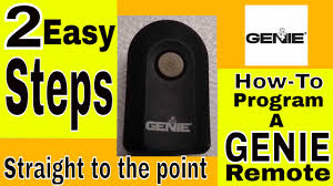for genie garage door remote