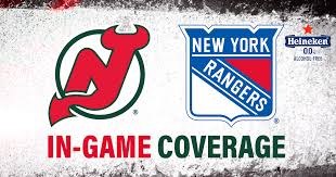 Live Game Blog Devils Vs Rangers New Jersey Devils