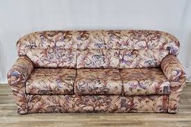 3 Seater Sofa In Fl Fabric Italy
