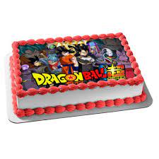 16 pack dragon ball z cake toppers,3 goku figures cake toppers : Dragon Ball Super Goku Vegeta Edible Cake Topper Image Abpid01634 Walmart Com Walmart Com