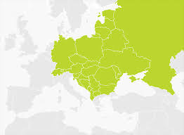 Bundesrepublik deutschland), är en förbundsstat belägen i centraleuropa bestående av 16 delstater (länder eller bundesländer). Kort Over Tyskland Ostrig Og Schweiz Og Osteuropa Tomtom