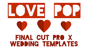 Download all video templates compatible with final cut pro unlimited times with a single envato elements subscription. Love Pop Wedding Templates For Fcp X