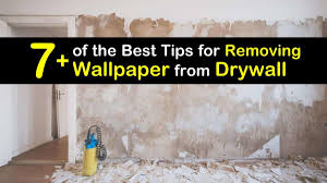 removing wallpaper from drywall