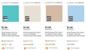 Home Depot Behr Paint Samples 1 94