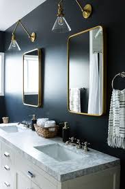 25 stylish blue and gold bathroom decor