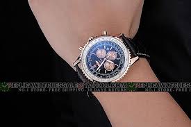 Breitling Navitimer Black Dial Rose