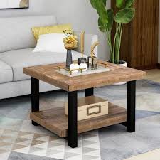 Brown Rustic Natural Coffee Table