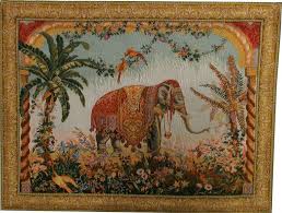 The Elephant Tapestry With Border