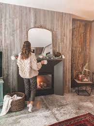 Simple Fall Fireplace Mantel