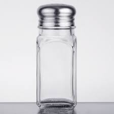 glass salt and pepper shaker 12 case