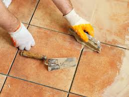 how to regrout tiles