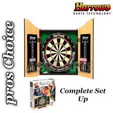 harrows pros choice dartboard cabinet