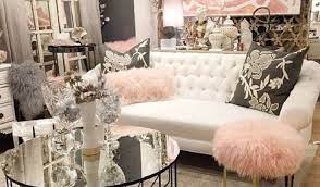 glam living room decor