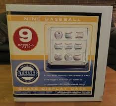 9 Ball Baseball Glass Display Case