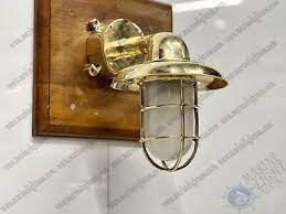 Marine Retro Style Brass Wall Lamp
