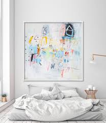 large wall art abstract print from