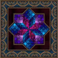 Jinny Beyer Stained Glass Star Quilt