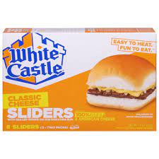 white castle frozen cheeseburger 6 ct