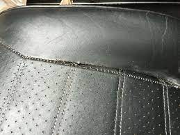 Leather Seat Bottom Seam Repair