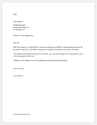 A leave letter template paves the content for your leave, provided you have a valid reason with you. 10 Leave Application Letters For All Situations Word Excel Templates