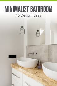 15 Minimalist Bathroom Design Ideas