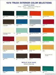 78 Ford Truck Paint Colors Classic