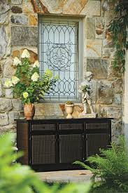 Resin Wicker Outdoor Buffet With