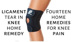 ligament tear in knee home remedy