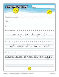 cursive letters a z free printable