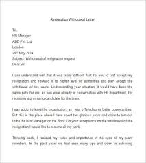 Dear sir / madam, letter of resignation. 25 Best Format For Resignation Withdrawal Letter