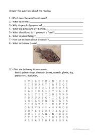 Download the fossil facts & worksheets. What Is A Fossil English Esl Worksheets For Distance Learning And Physical Classrooms