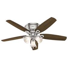 Indoor Brushed Nickel Ceiling Fan 53328