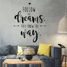 Inspirational Quote Decal Wall Sticker
