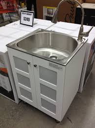 Submitted 4 years ago by twistedscience. Love This Stainless Steel Laundry Sink Cabinet 249 Home Depot Laundry Room Sink Laundry Room Storage Laundry Room Storage Shelves