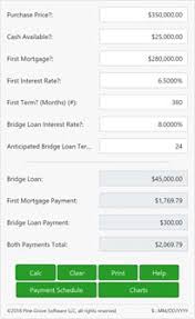 Bridge Loan Calculator