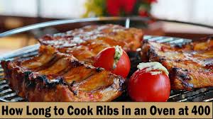 how long to cook ribs in an oven at 400
