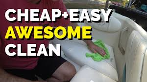 easy clean mold mildew boat vinyl seats