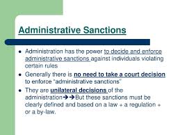A probation agency may use administrative sanctions to address a technical violation committed by a defendant when all of the following occur:. Administrative Law Idare Hukuku Ppt Download