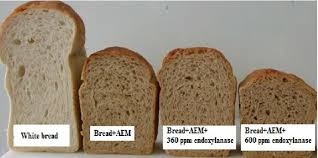 bread crumb of white bread bread aem