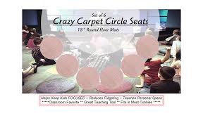 children s crazy carpet circle seats