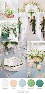 45 wedding color schemes to inspire