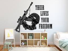Us Soldier Military Wall Decal Hero